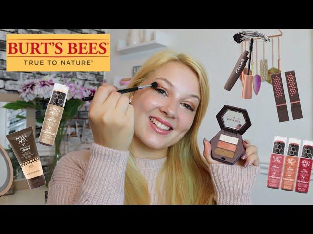 FIRST IMPRESSIONS OF BURT'S BEES MAKEUP RANGE | AD | Sammy Louise