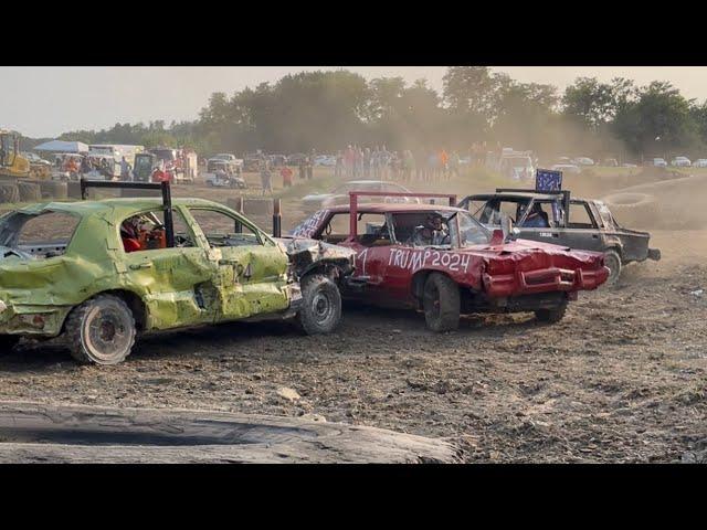 Demolition Derby 2021 Full Sized Cars | Jefferson County Fair Ohio 2021