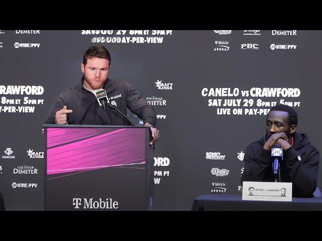 "YOU'R NOT AT MY LEVEL B*TCH" Canelo Alvarez BRUTAL RESPONSE To Terence Crawford by Saying..