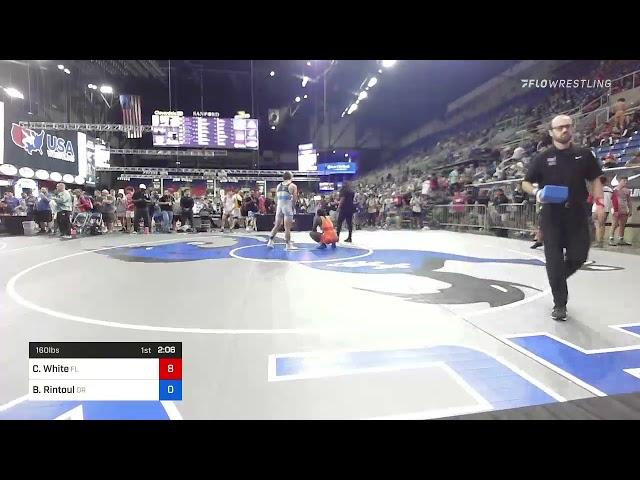 160 Lbs Round Of 64 - Cordell White, Florida Vs Benjamin Rintoul, Oregon Eeb9