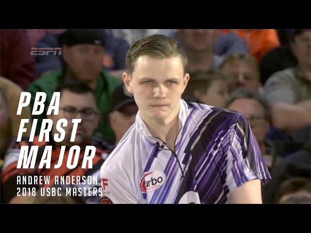 Andrew Anderson's First Major | 2018 USBC Masters | Full Match vs. Alex Hoskins