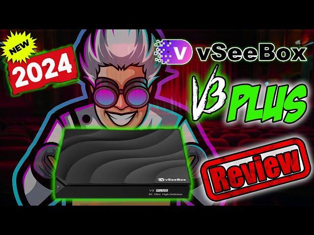 vSeeBox V3 PLUS SUPER DVR LOADED ANDROID BOX Review Best Streaming Box of 2024?!