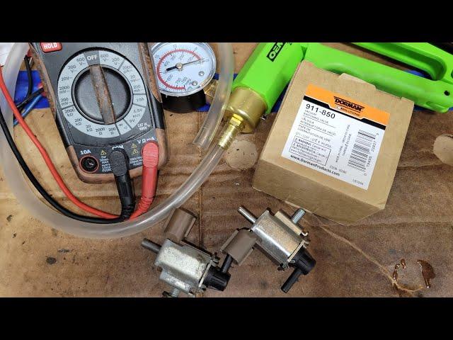 2002 Mitsubishi Eclipse 3.0 EGR solenoid test old and new.