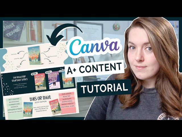 How to Make A+ Content for Your Self-Published Book Using Canva - Step-by-Step Tutorial