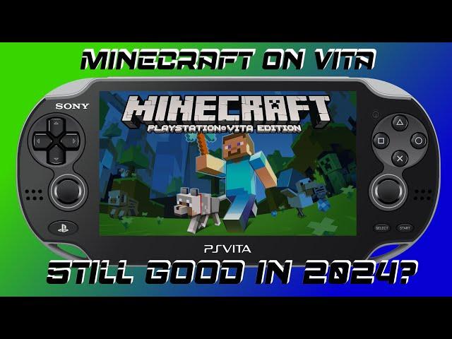 Minecraft on PlayStation Vita is still good in 2024!