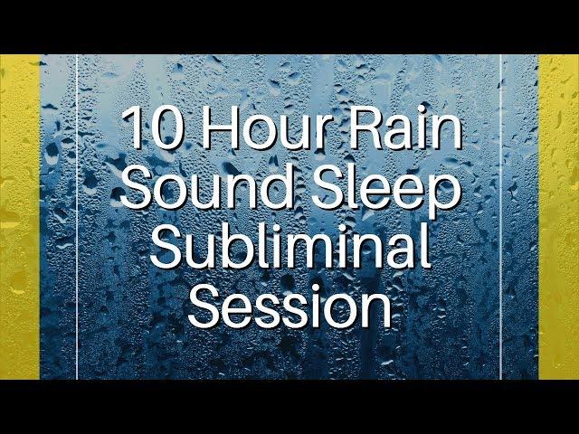 Confidence, Happiness & Motivation - (10 Hour) Rain Sound - Sleep Subliminal - By Minds in Unison