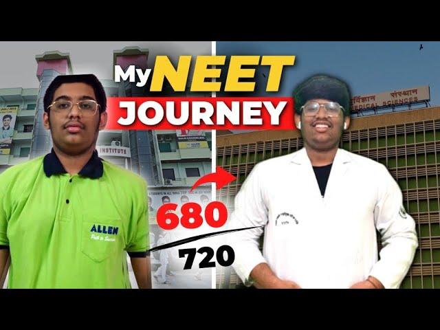 My NEET journey | Dropper to AIR - 612 | NEET 2023/24