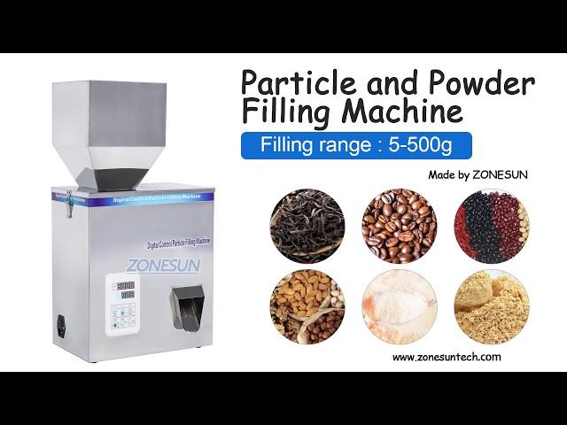 How to use 500g Particle and Powder Filling Machine