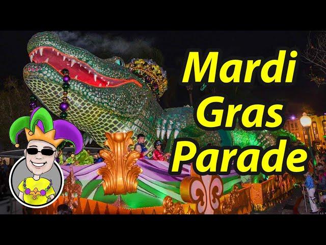 The BEST Mardi Gras Parade Video You'll See | Universal Orlando Mardi Gras Parade | 6 New Floats