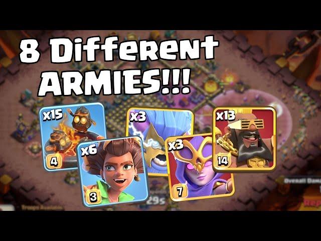 I used a different attack EVERY HIT and went 320 in Legend League! | Someone nerf me I'm too good