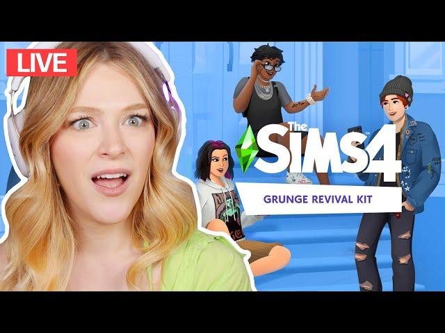 Is The NEW Grunge Revival Kit Worth It? | Sims 4 Kit Create A Sim