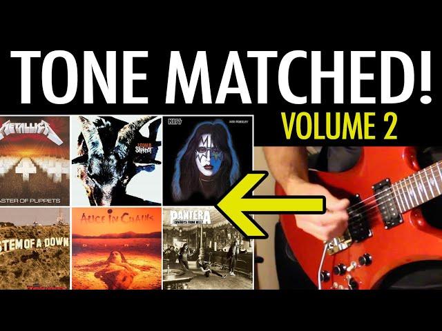 TONE MATCHED! Top 25 Heavy Metal Guitar Sounds - Vol. 2