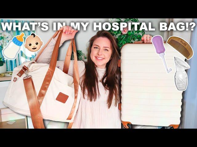 What's In My Hospital Bag? Pack My Hospital Bag With Me For A Water Birth! Must-Haves!