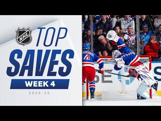 NHL Top Saves of Week 4 | 2024-25 Highlights