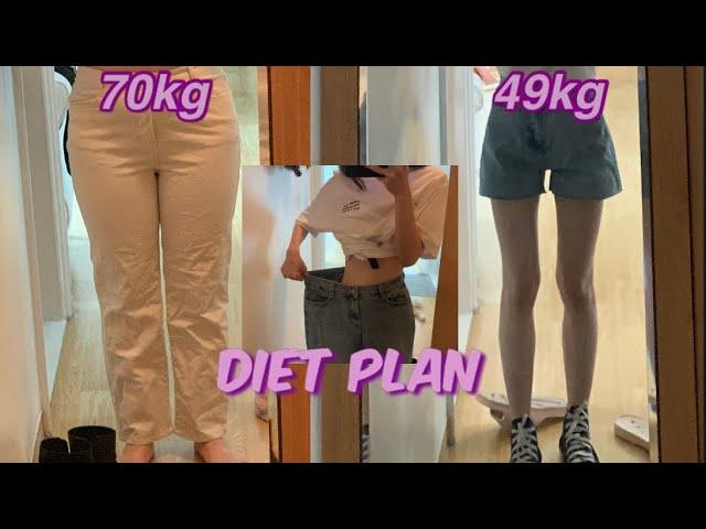 ENG) 의지박약 내가 70kg에서 41kg까지 뺀 다이어트 방법 | 뚱뚱에서 날씬 그리고 마름과 저체중 | diet before after [2편]