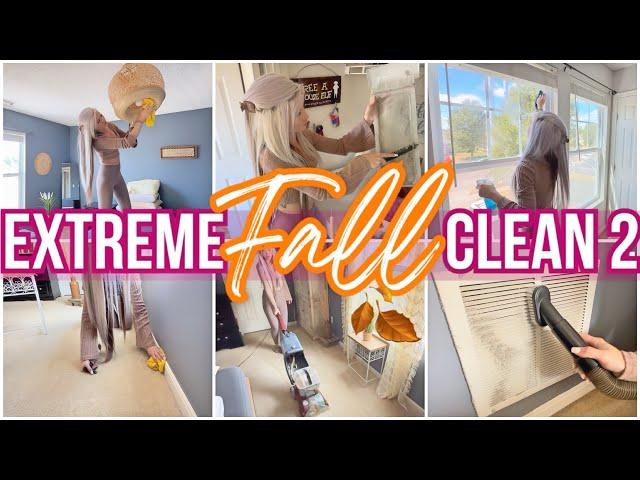 *NEW* EXTREME FALL CLEAN WITH ME 2! FALL 2024 CLEANING MOTIVATION!