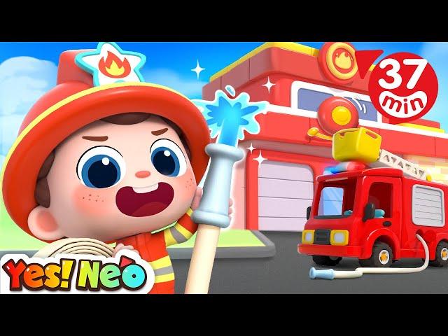 Firefighters Rescue Team | Fire Truck | Safety Rules | Nursery Rhymes & Kids Songs | Yes! Neo