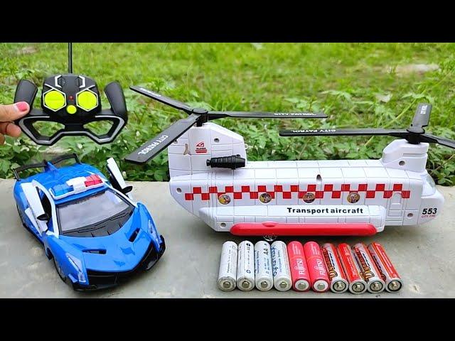 Rc Racing Car Remote Controller And Aircraft Transport Unboxing Test