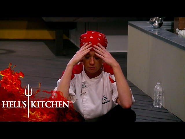 Contestant Admits To Have Only Been Cooking For Three Months | Hell's Kitchen