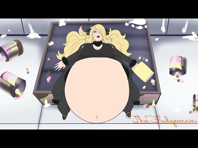 Cynthia Weight Gain animation (By The Fudgeman in Deviant Art)