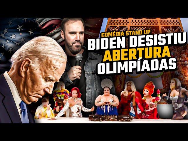 ABERTURA OLIMPÍADAS | ZICO ASSALTADO | BIDEN DESISTIU - STAND UP DIOGO PORTUGAL