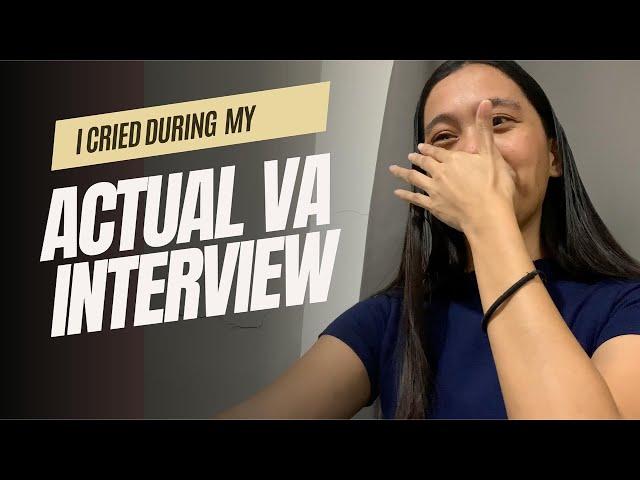 Virtual Assistant Actual Initial Interview ( I CRIED ) || Questions and Answers