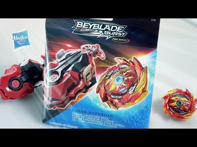 BEST Hasbro Release EVER! Super Hyperion + DB STRING Launcher Beyblade Burst Pro Series