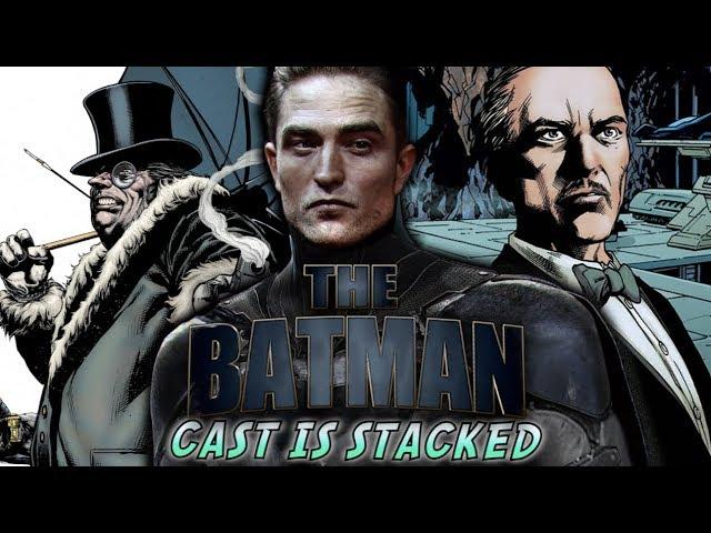 Penguin and Alfred CAST in THE BATMAN (2021)
