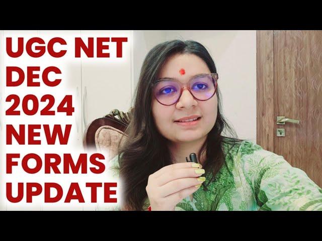 ️ IMPORTANT  UGC NET DECEMBER 2024 NEW FORM UPDATE BY SHEFALI MISHRA | WHY UGC NET HIGH CUTOFF ?