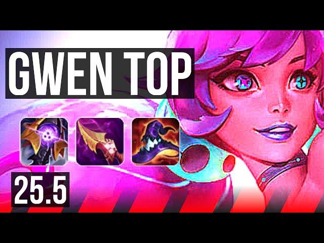 GWEN vs IRELIA (TOP) | 13/4/14, 46k DMG | KR Diamond | 25.5