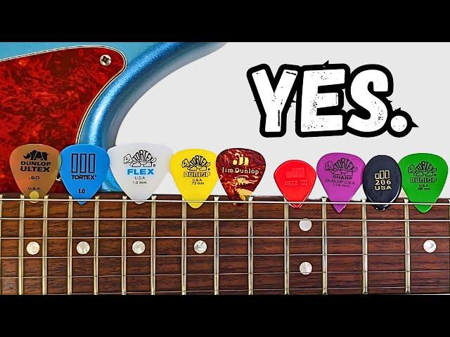 Do Guitar Picks CHANGE Your Tone? | SOUND TEST