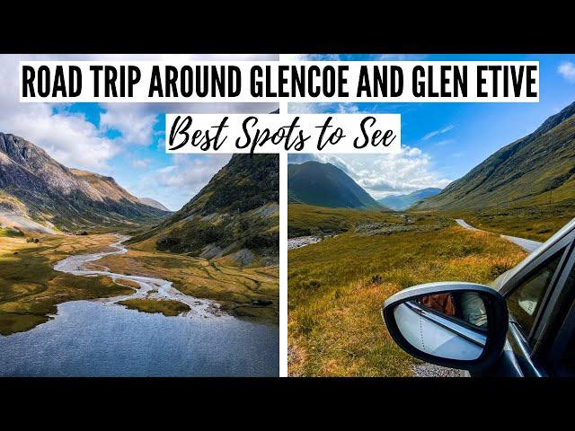 An Epic Drive through Glencoe and Glen Etive!! | Top Things To See and Do! | Scotland, UK