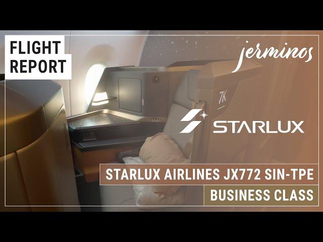 ️ JX772 Singapore ︎ Taipei, STARLUX Airlines Business Class SIN-TPE A350-900 #flightreview