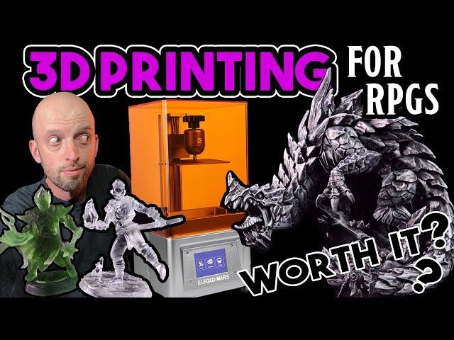 3D Printing for D&D  Is it Worth it? (Elegoo Mars)