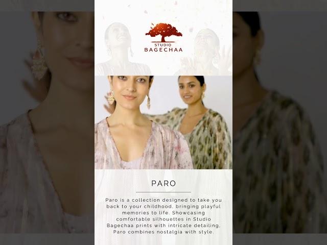 Paro is a collection designed to take you back to your childhood.