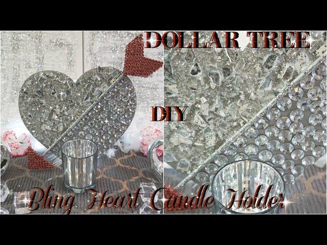 DIY DOLLAR TREE | VALENTINES DAY DIY HEART CANDLE DECOR 2018 | DIY HOME DECOR