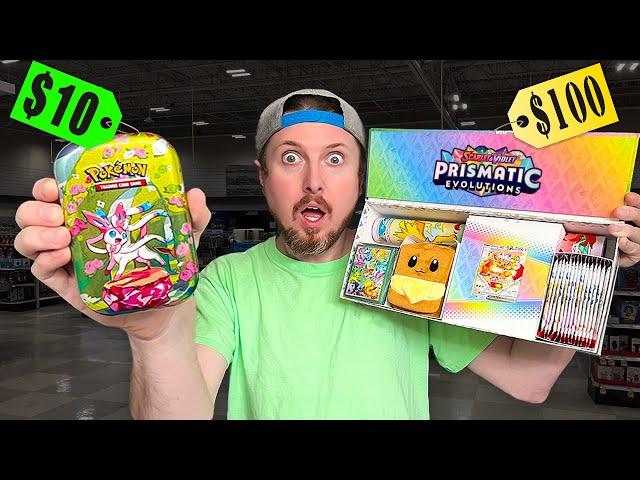 Testing Cheap vs. Expensive Pokemon Cards (Prismatic Evolutions)