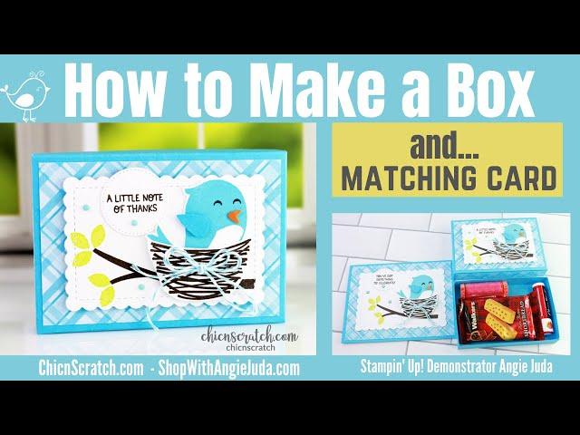  How to Make a Box and Matching Card