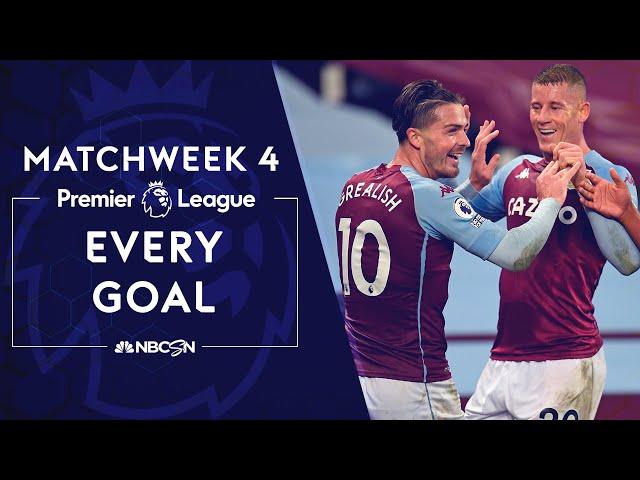 Every Premier League goal from 2020-21 Matchweek 4 | NBC Sports