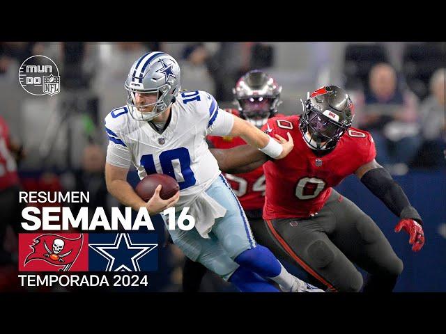 Tampa Bay Buccaneers vs. Dallas Cowboys | Resumen NFL en español - Semana 16 | NFL Highlights 2024