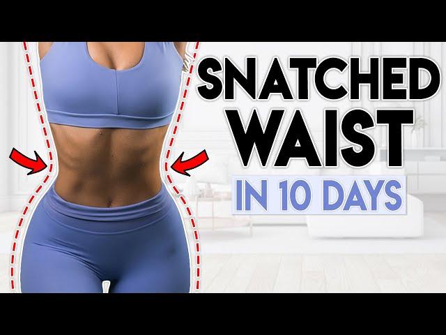 SNATCHED WAIST & ABS in 10 Days | 5 minute Home Workout