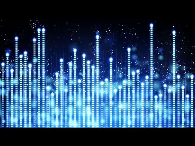 blue music equalizer seamless loop 4k