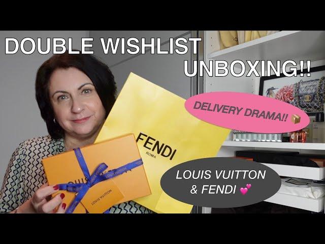 DOUBLE WISHLIST UNBOXING!! | ft FENDI & LOUIS VUITTON | 3 MONTH WAIT & UPS DELIVERY DRAMA!!