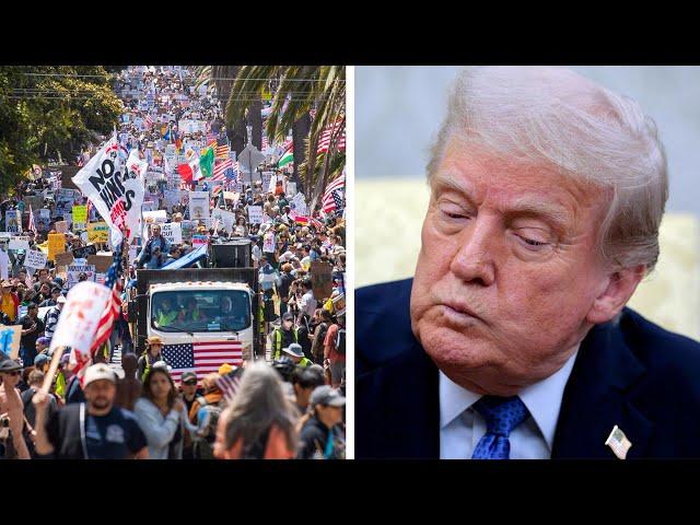 Trump protest suppression BACKFIRES, protests SET RECORDS