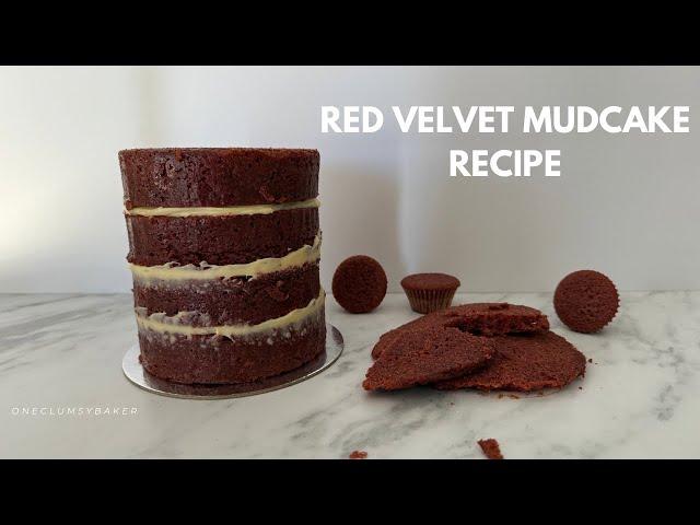 Red Velvet Mudcake | Recipe & Tutorial | One Clumsy Baker