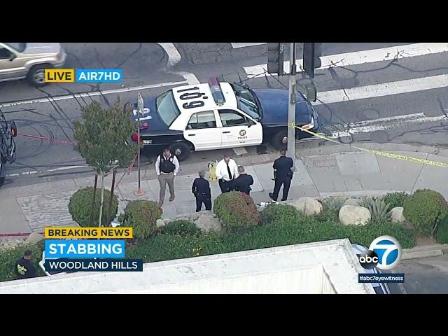 Police respond to reports of stabbing on Metro bus in Woodland Hills