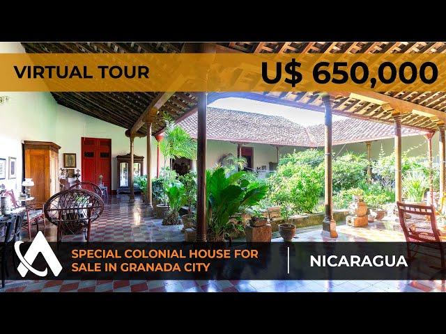 UNIQUE Special Colonial Home for Sale in Granada, Nicaragua @ USD $650,000