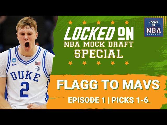 NBA Mock Draft Picks 1-6: Dallas Mavericks land Cooper Flagg, Spurs select Dylan Harper