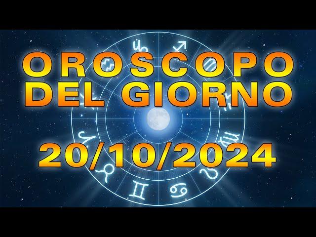 Oroscopo del Giorno: Domenica, 20 Ottobre 2024!