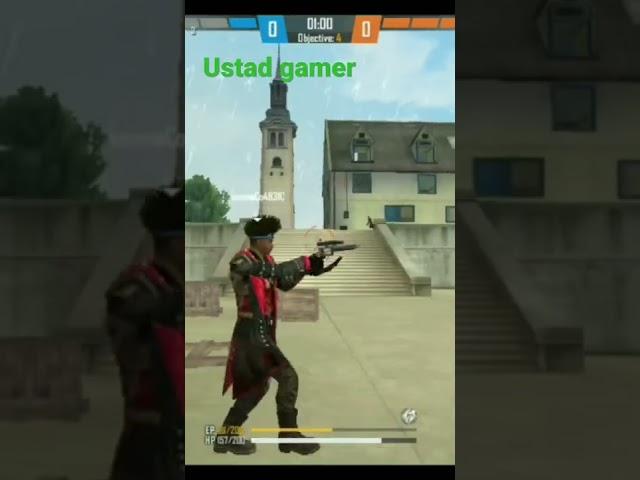 One tap with #freefire #short  Ustad gamer